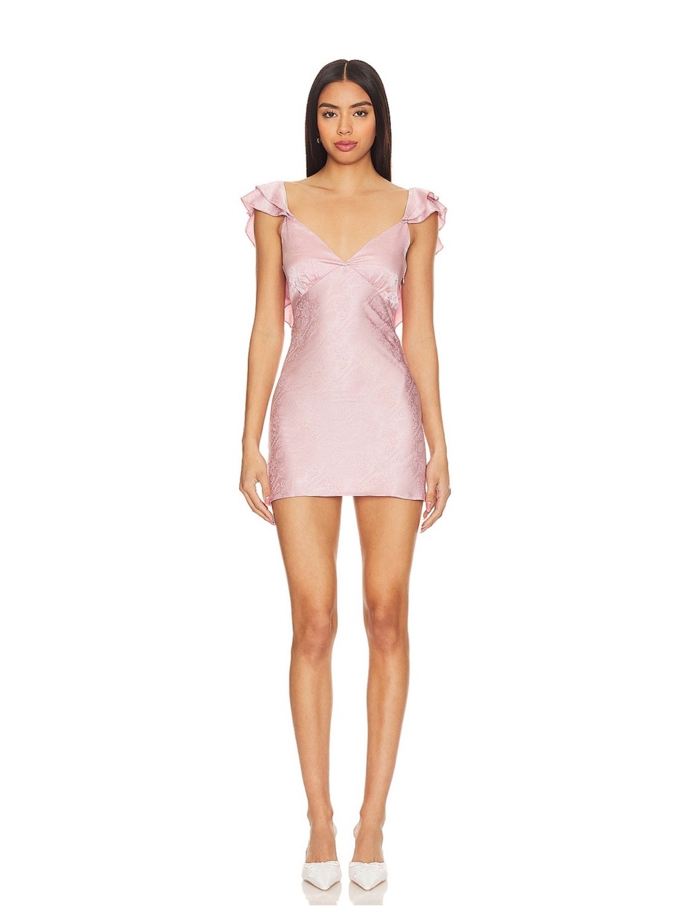 Beckett Mini Dress in Dusty Pink